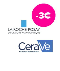 3 Euro rabatt auf Kosmetik von La Roche Posay und Cerave